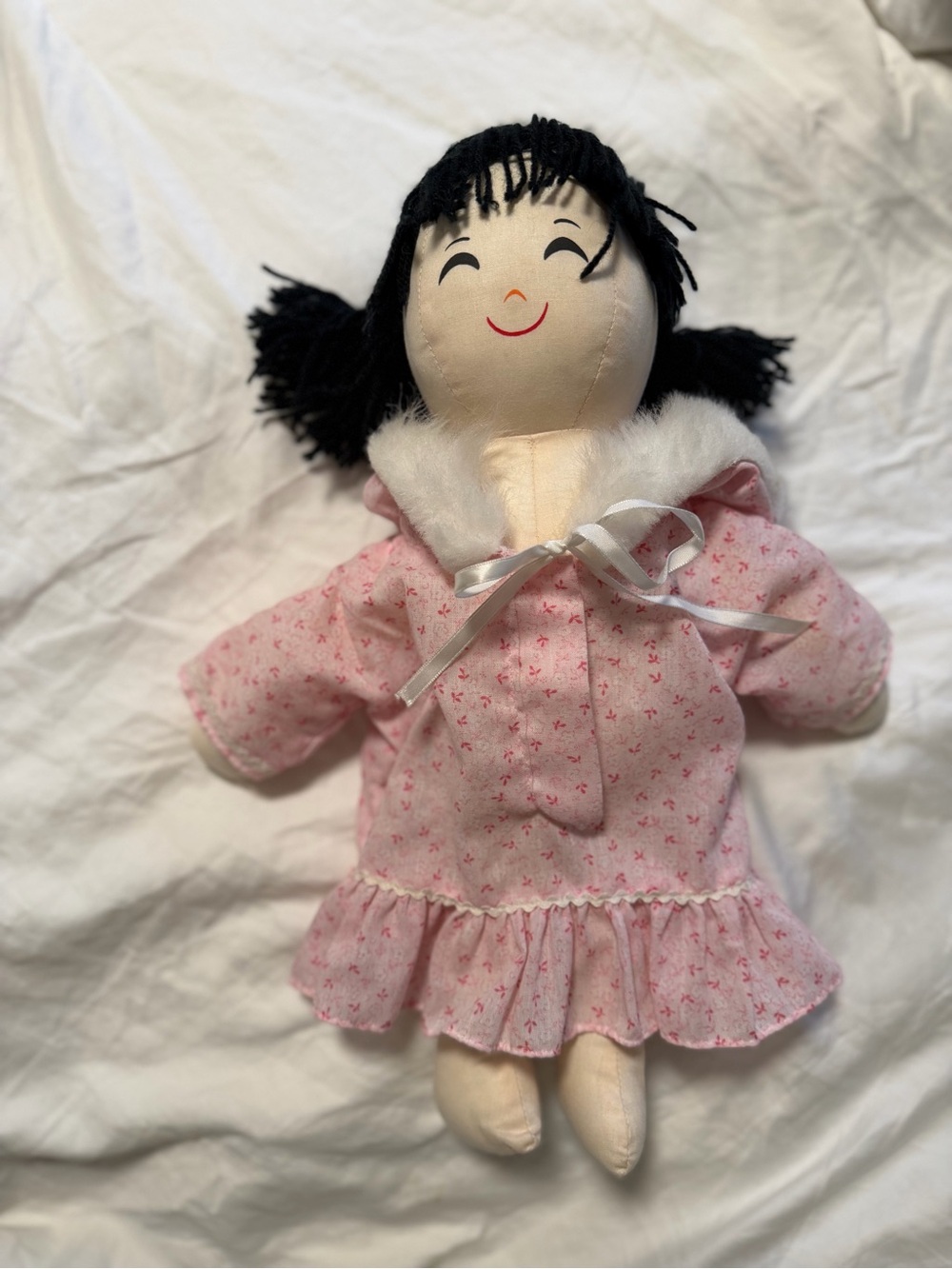 Indigenous cloth doll with kuspuk - Kids Toys handmade doll Alaska keepsake